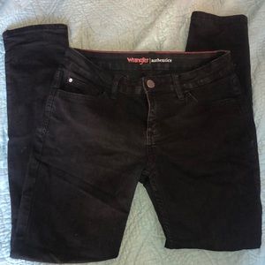 Wrangler Straight-leg Black Jeans
